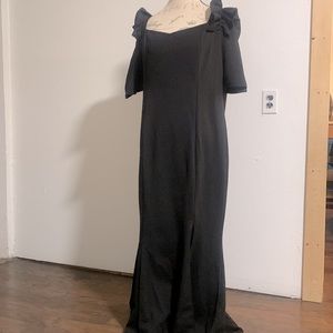 Black long stretchy dress size 2XL